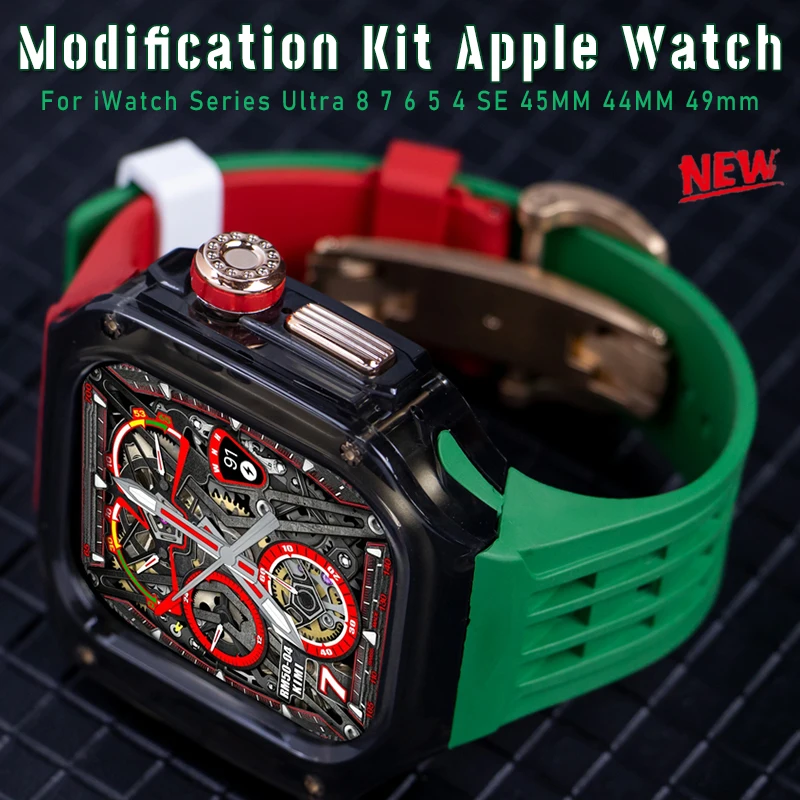 Luxury Watch Apple Bands - Luxury Glacier Case For Apple Watch