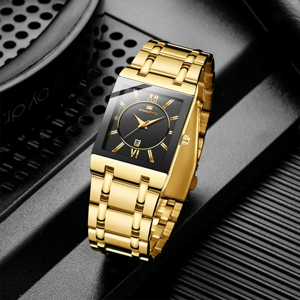 Luxury Watch Gold And Black - Men Business Watch Simple Design Luxury