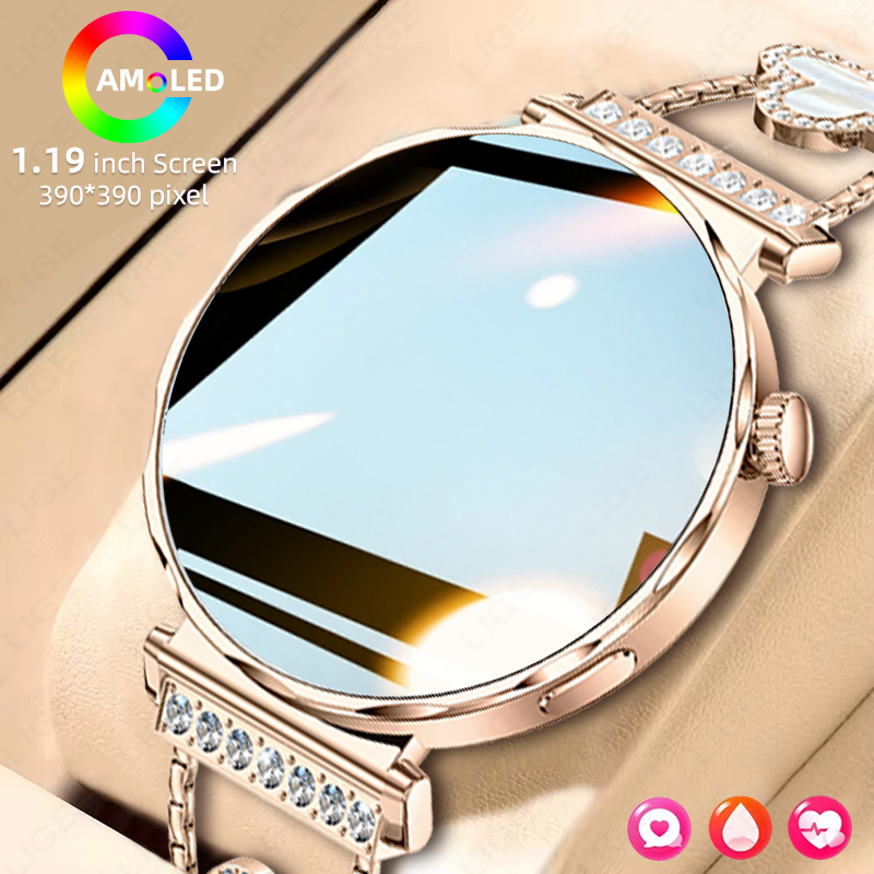Luxury Watch On Wrist - LIGE Luxury Smart Watch Women AMOLED