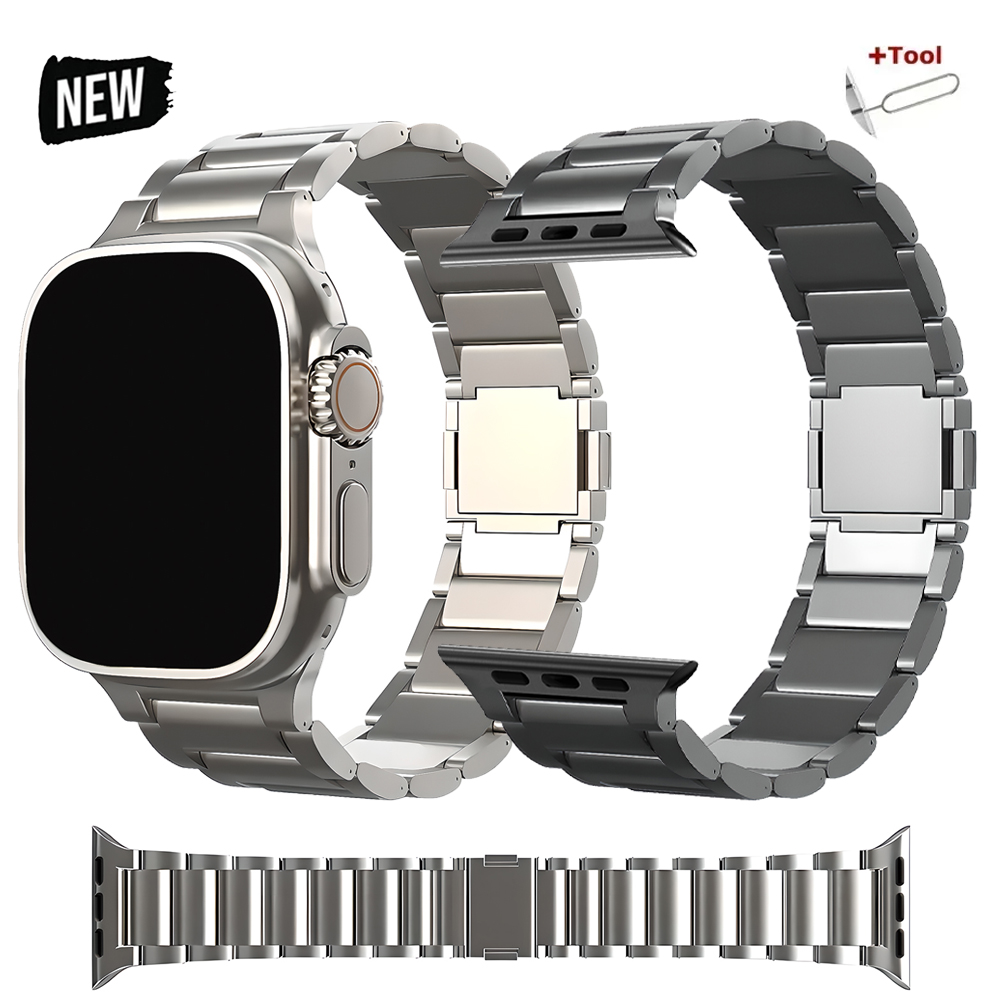 Luxury Watch Apple Bands - Luxury Titanium Strap for Apple Watch