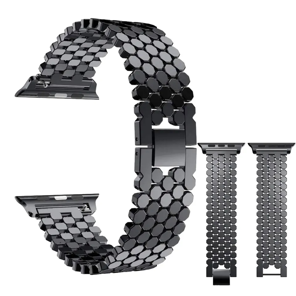 Stainless Steel Strap For Appl - Luxury Watch Apple Bands recension och pris