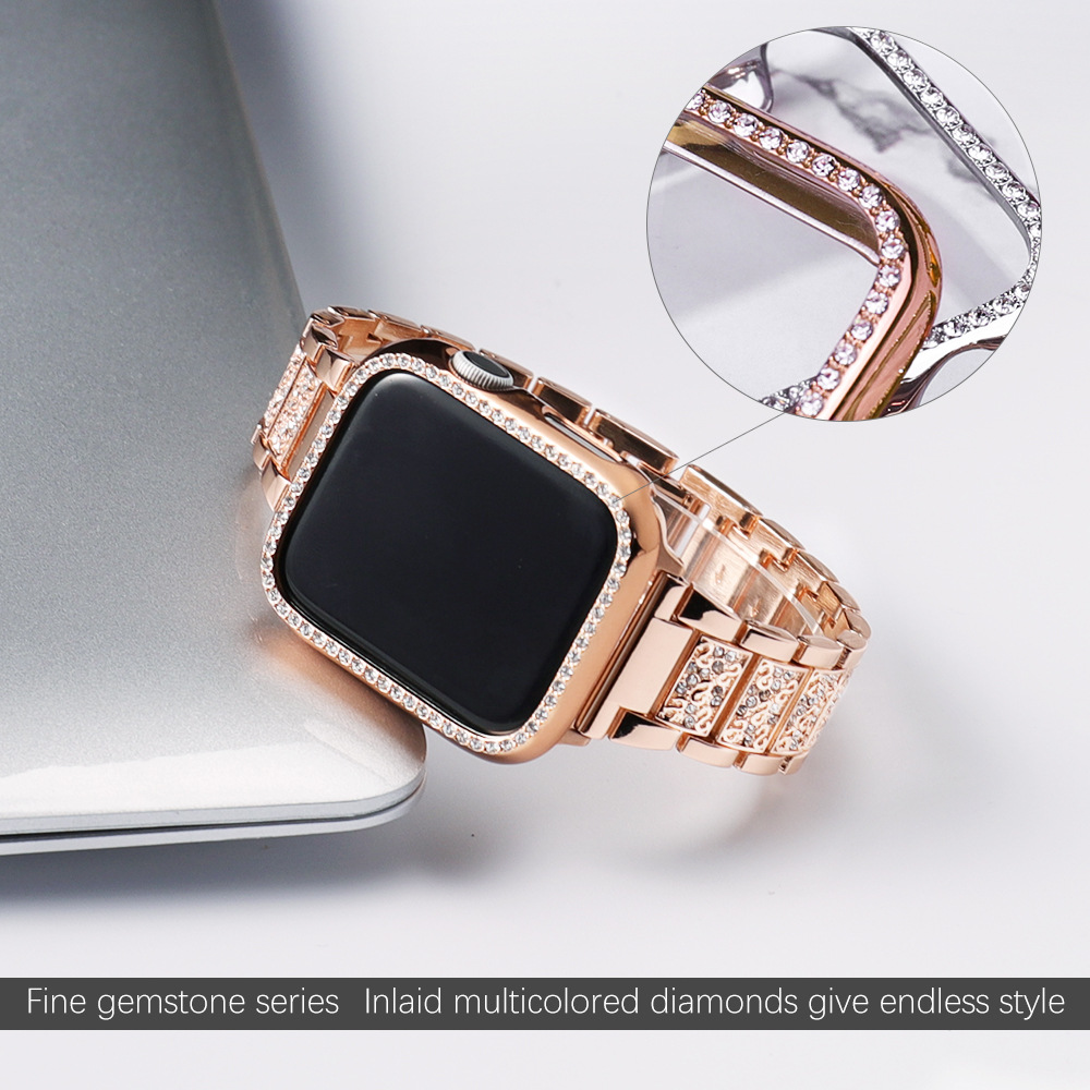 Case+Bling strap for Apple Wat - Luxury Watch Apple Bands recension och pris