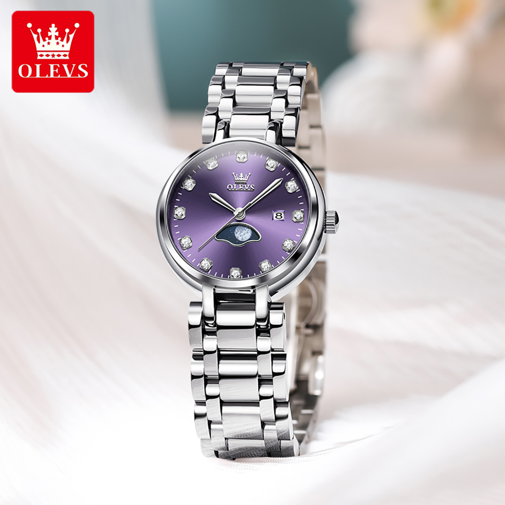 OLEVS Elegant Fashion Purple R - Quiet Luxury Watch recension och pris