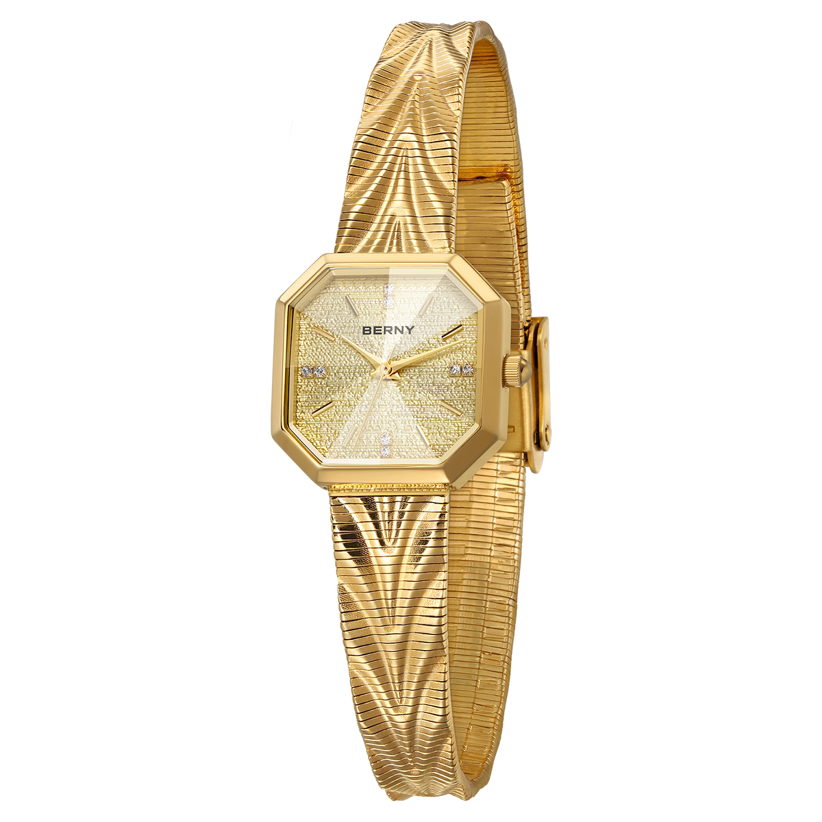 BERNY Gold Watch for Women Gri - Quiet Luxury Watch recension och pris