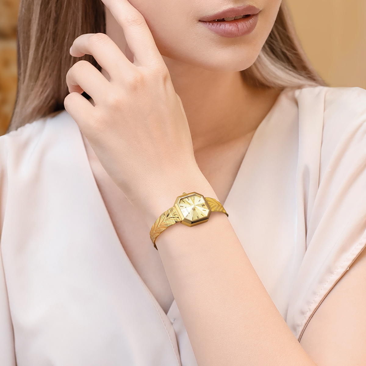 BERNY Gold Watch for Women Gri - Quiet Luxury Watch recension och pris