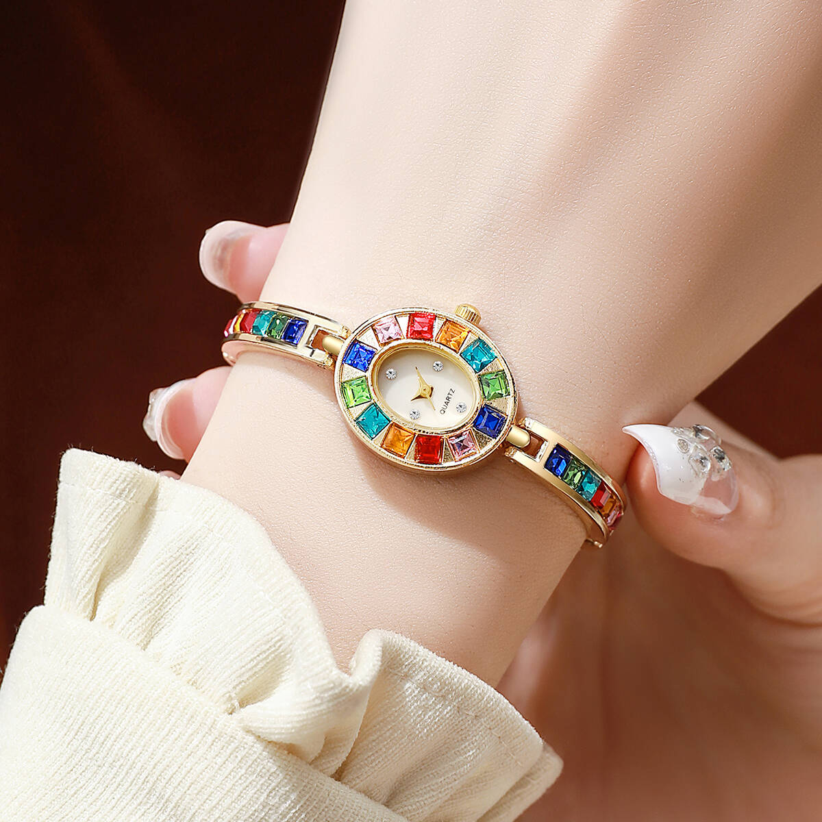 2PCS/Set Luxury Rhinestone Wom - Luxury Women'S Watch recension och pris