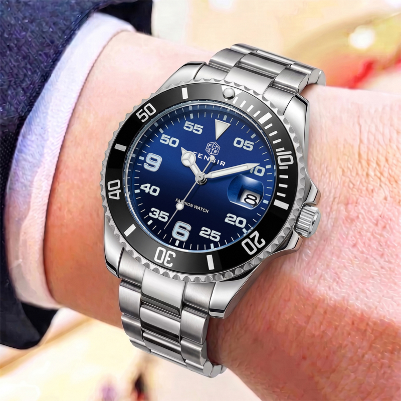 Classic men's quartz watch wit - Luxury Watch Makes recension och pris