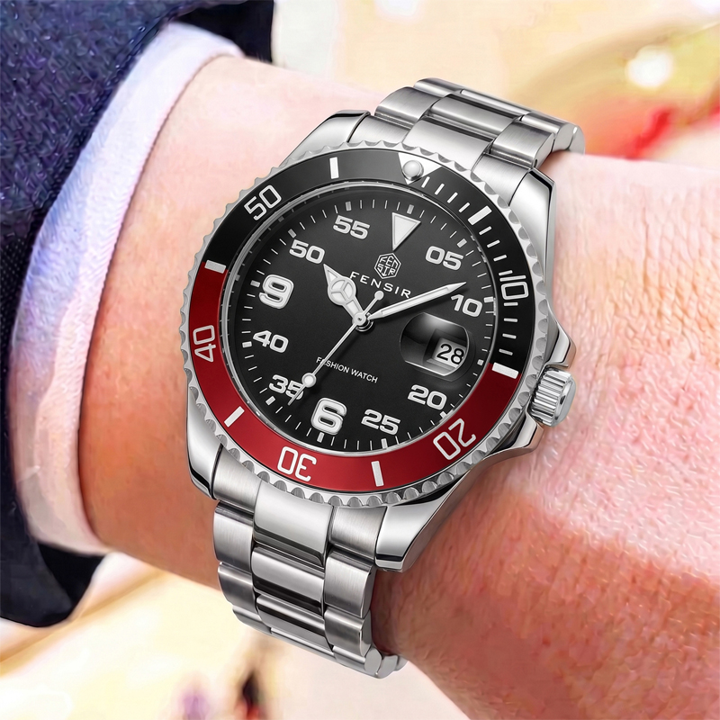 Classic men's quartz watch wit - Luxury Watch Makes recension och pris