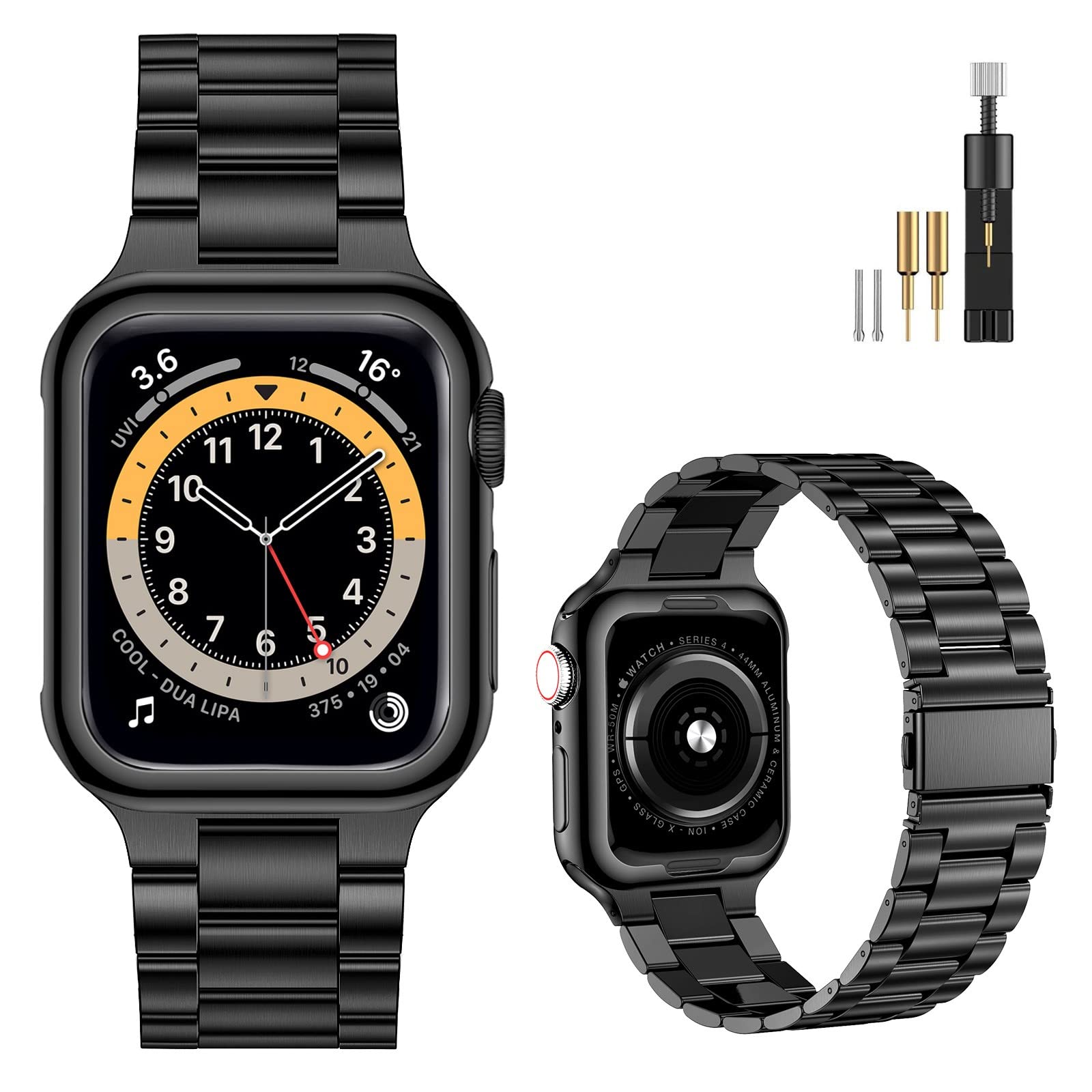 Stainless Steel Strap for Appl - Luxury Watch Apple Bands recension och pris