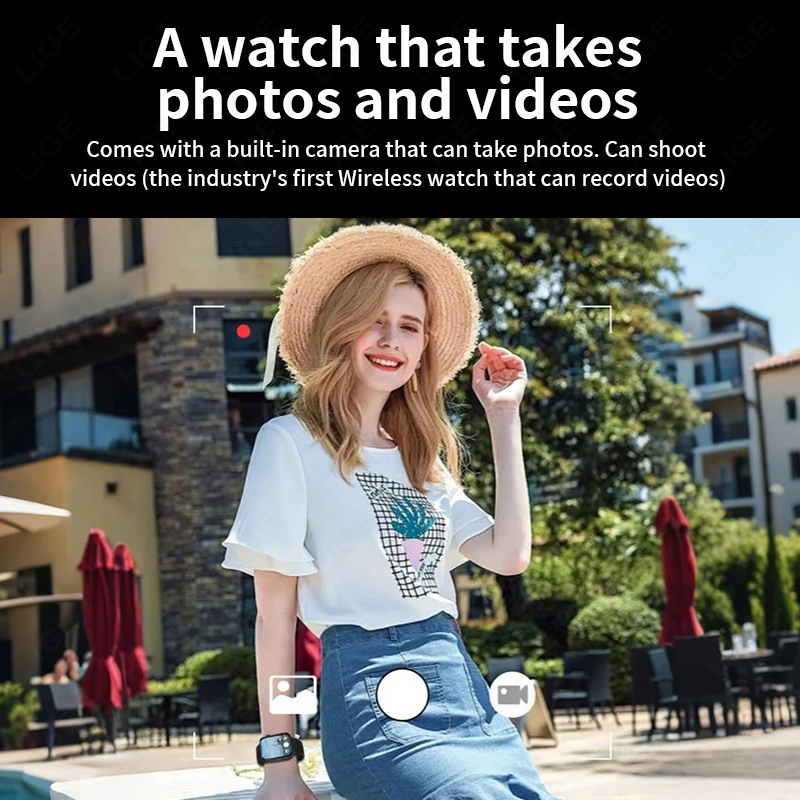 LIGE 512MB Camera Smartwatch 1 - Luxury Watch Makes recension och pris
