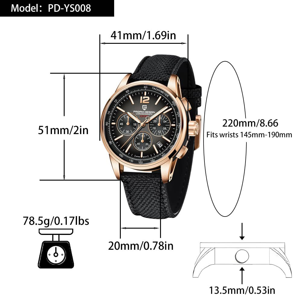 PAGANI DESIGN New Mens Watch 4 - Quiet Luxury Watch recension och pris