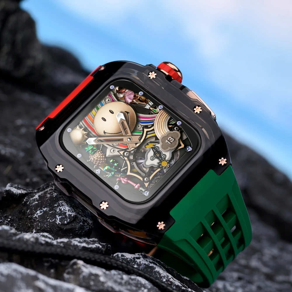 Luxury Glacier Case For Apple  - Luxury Watch Apple Bands recension och pris