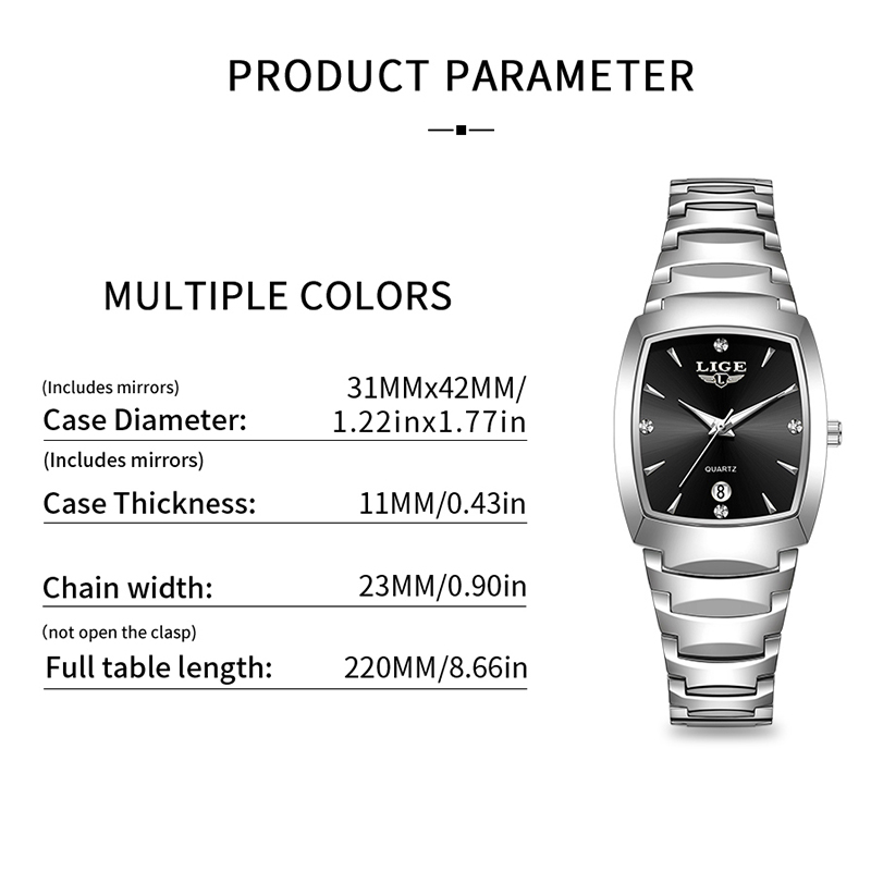 LIGE Watch women Business Luxu - Luxury Women'S Watch recension och pris