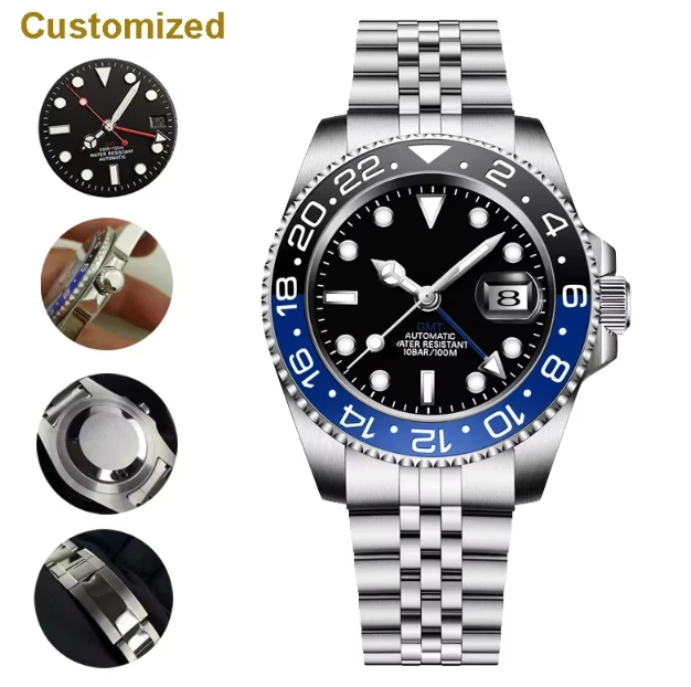 New 40MM GMT Watch for Men 328 - Luxury Watch Protection Film recension och pris