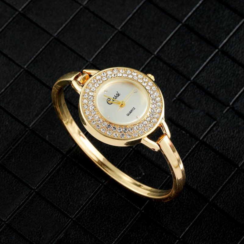 Luxury Gold Round Dial Fashion - Quiet Luxury Watch recension och pris