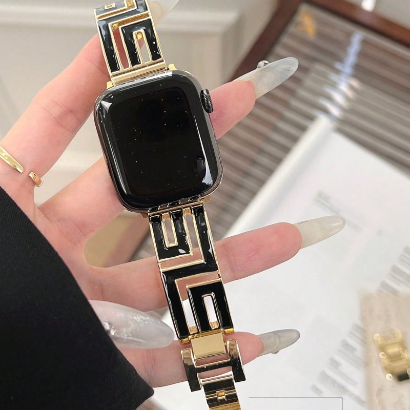 Luxury Metal Strap For Apple W - Luxury Watch Apple Bands recension och pris