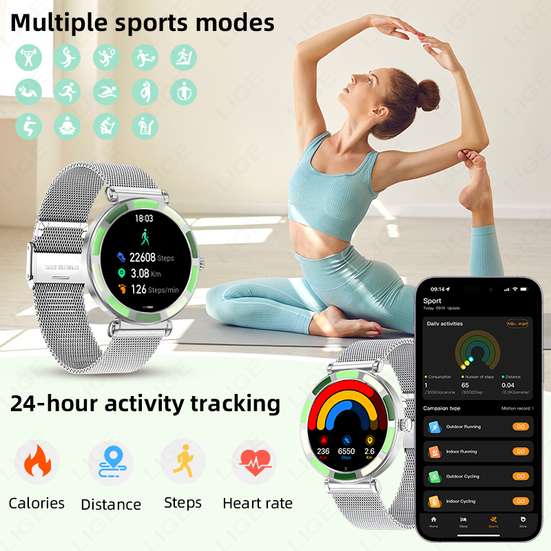LIGE Luxury Women Smart Watche - Luxury Watch On Wrist recension och pris