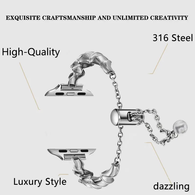 Jewelry Strap for Apple Watch  - Luxury Watch Apple Bands recension och pris