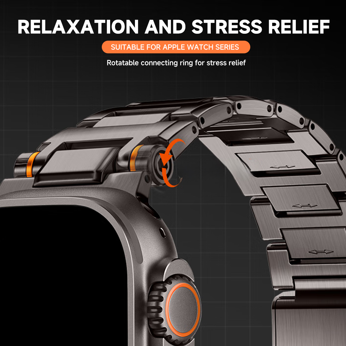 Stainless Steel Strap for Appl - Luxury Watch Apple Bands recension och pris