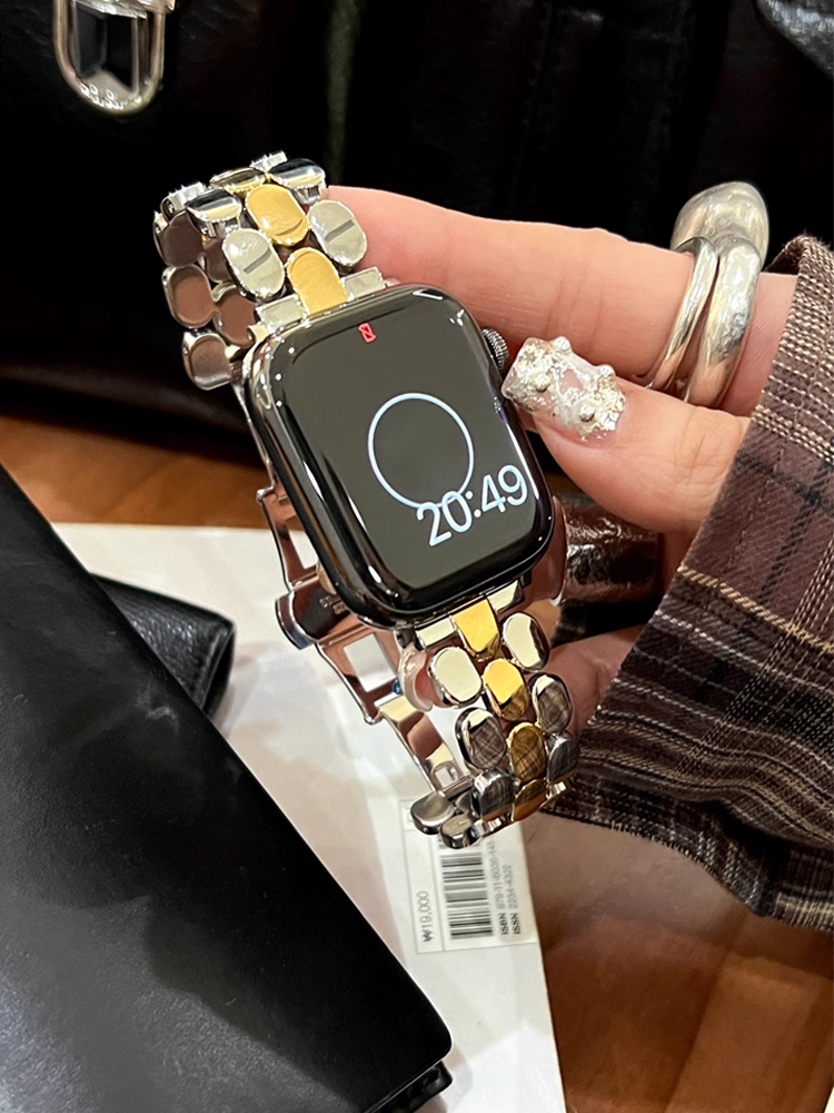 Luxury Stainless Steel Band Fo - Luxury Watch Apple Bands recension och pris