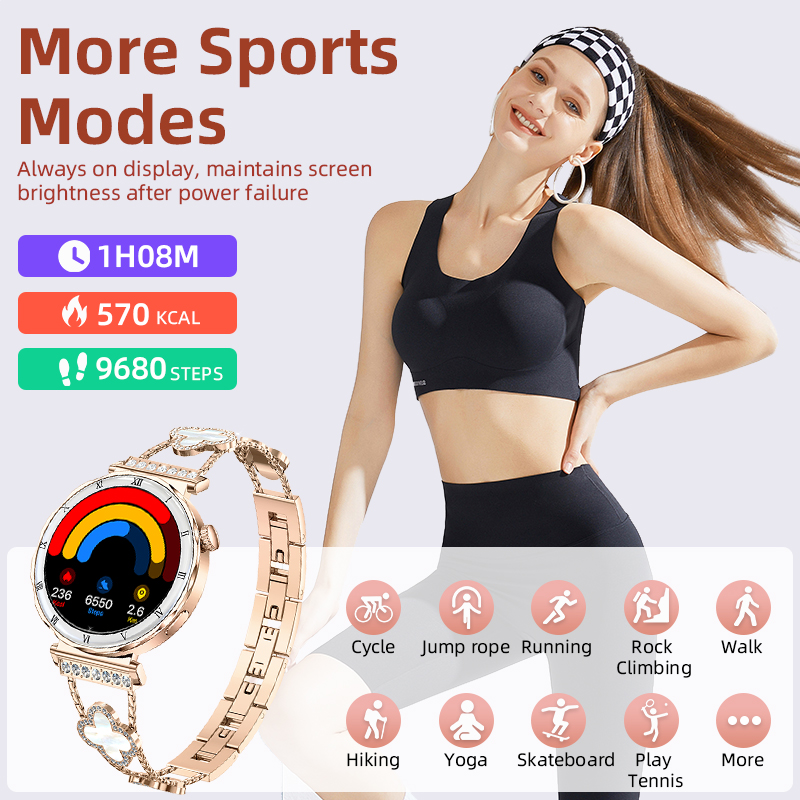 LIGE Luxury Smart Watch Women  - Luxury Watch On Wrist recension och pris