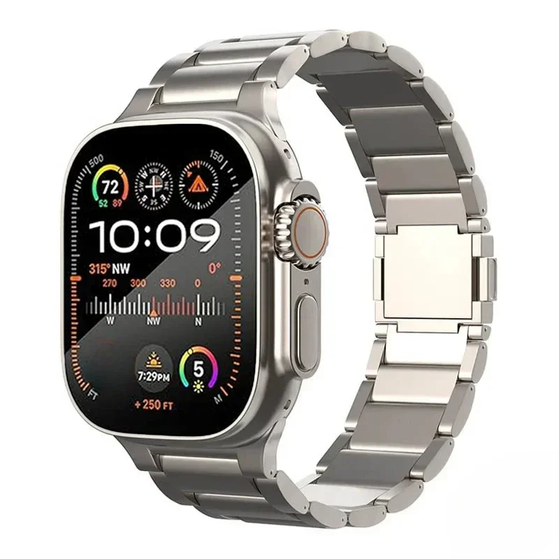 Luxury Titanium Strap for Appl - Luxury Watch Apple Bands recension och pris